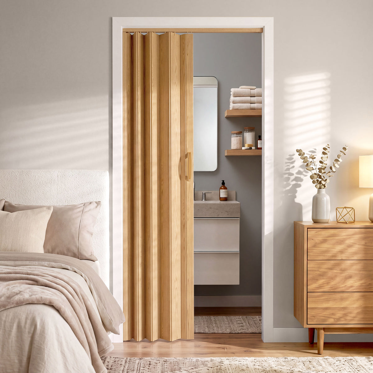 Studio Series 48" PVC Foldable Accordion Doors