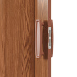 Studio Series 48’’ PVC Foldable Accordion Doors Walnut Foldable Accordion Doors