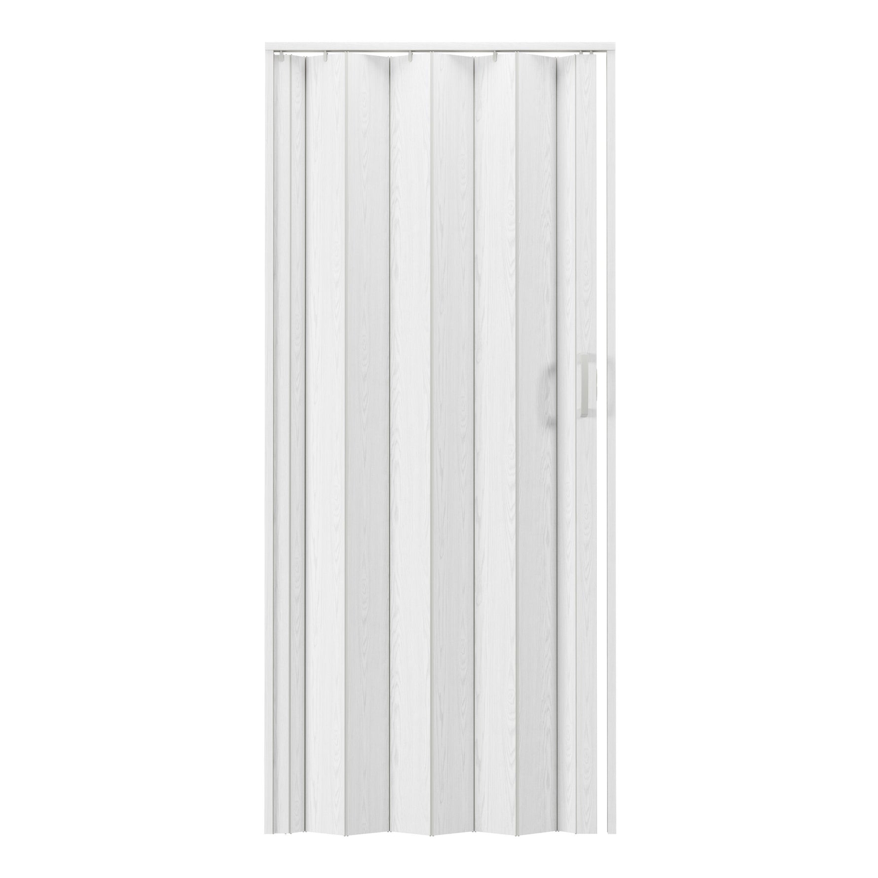 Studio Series 48’’ PVC Foldable Accordion Doors White Oak Foldable Accordion Doors