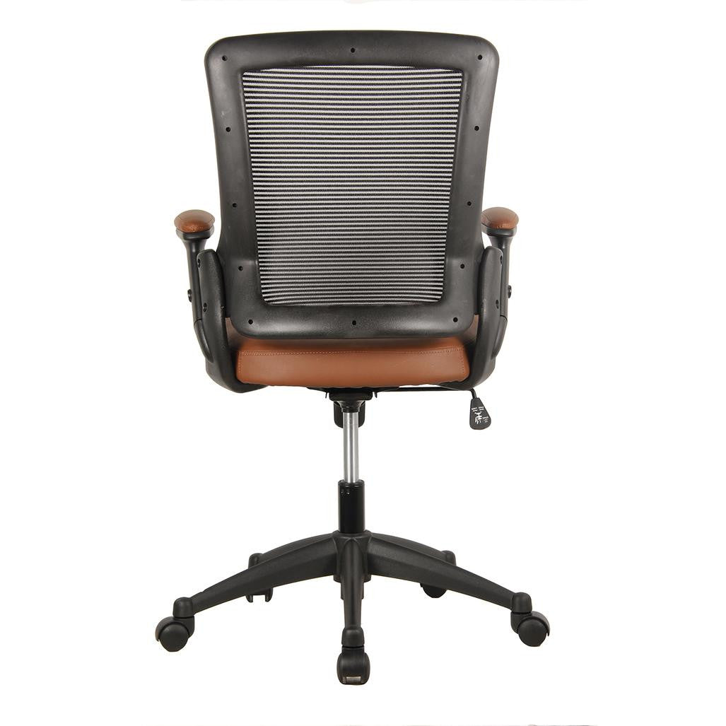 Mid-Back Mesh Office Chair with Height Adjustable Arms Office Chair