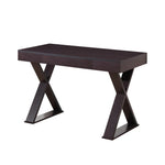 Trendy Writing Desk with Drawer Espresso Writing Desk