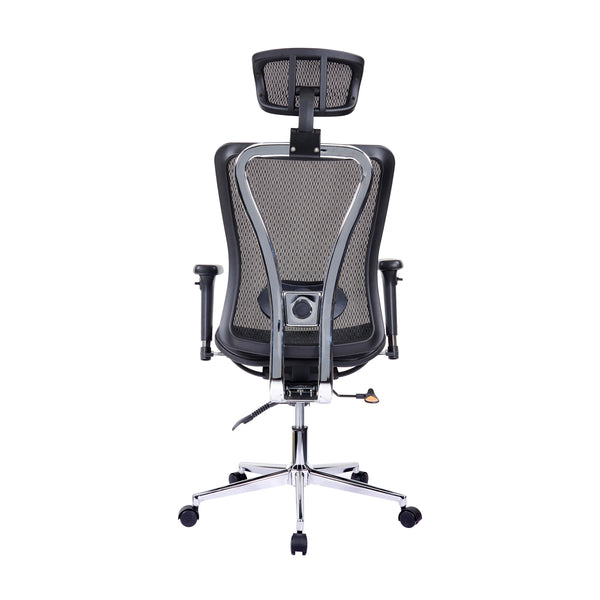 Royal Blue Mesh Back Office Chair with Lumbar Support 25.25 x