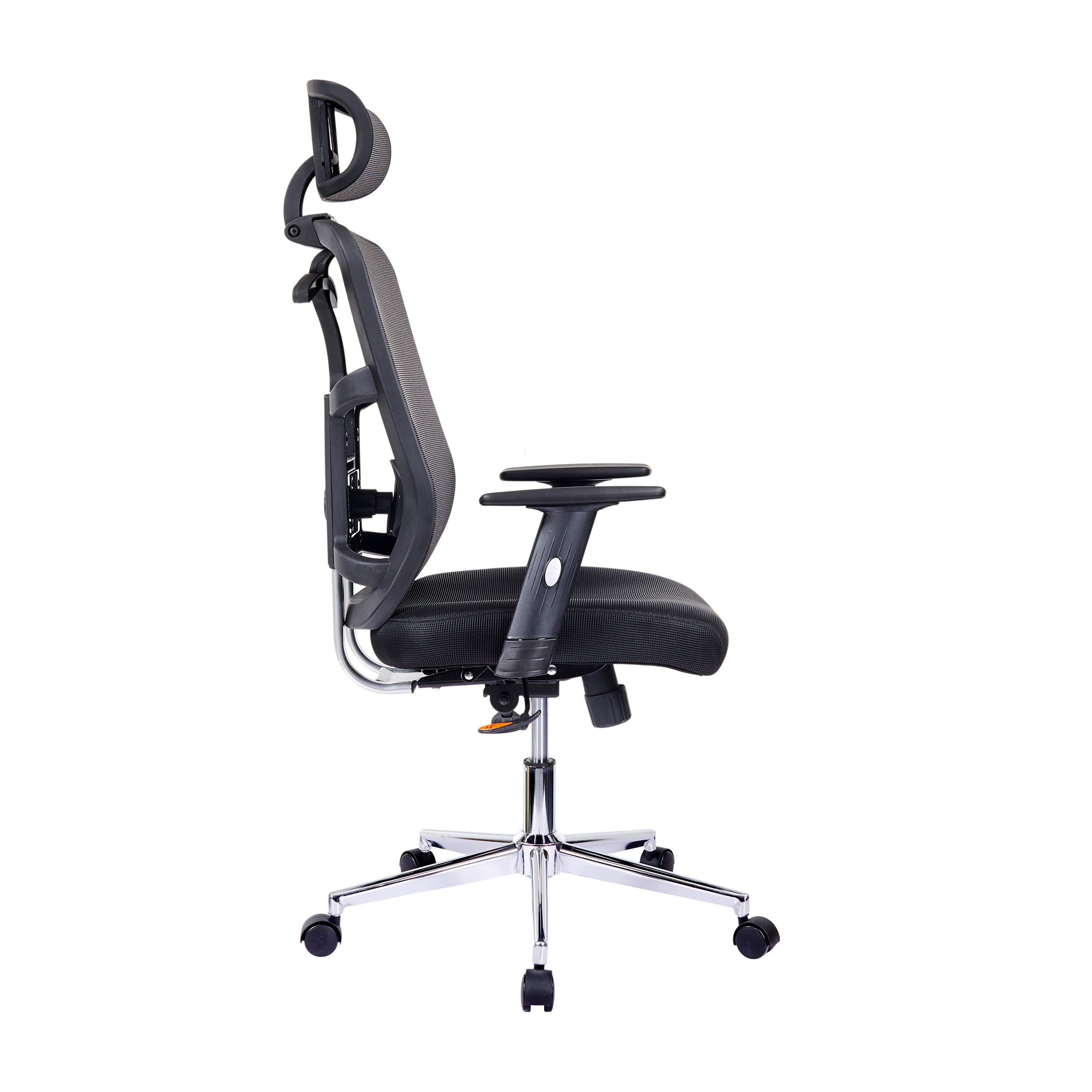 Techni Mobili  High Back Executive Mesh Office Chair with Arms, Headrest  and Lumbar Support