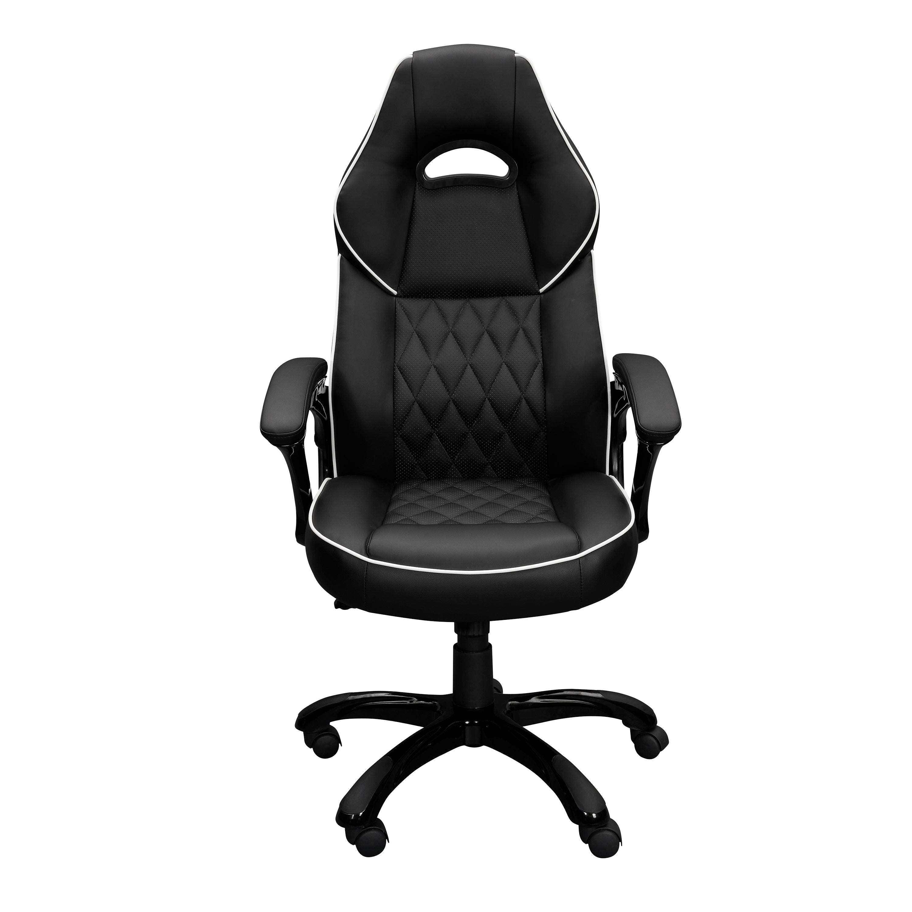Techni Mobili Deluxe High Back Ergonomic Mesh Executive Office Chair with Neck  Support, Black 