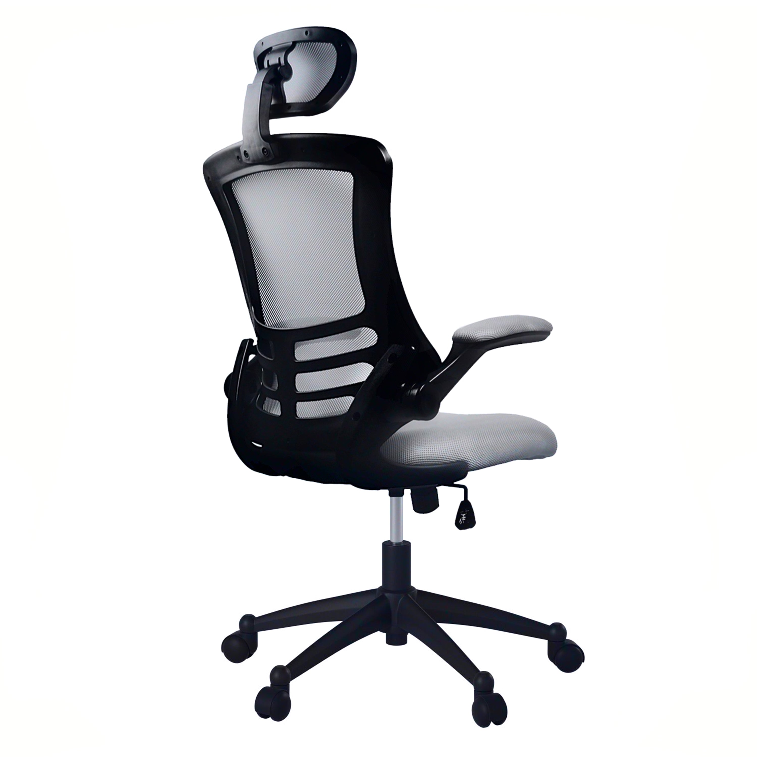 Boss Executive High Back / Flip Arm Chair - Black