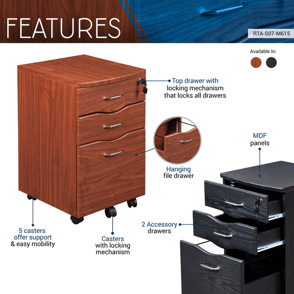 Rolling storage and File Cabinet